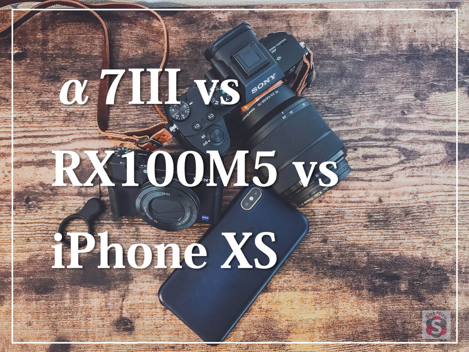 SONY α7III・RX100M5・iPhone XSのカメラ比較レビュー！秋の公園で撮影してきたよ